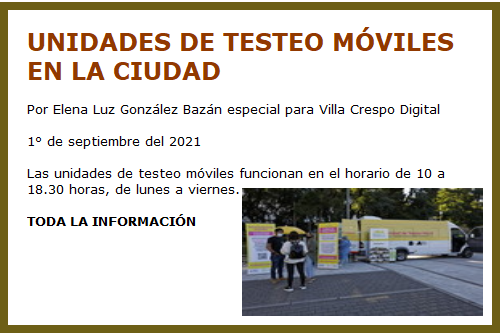 UNIDADES DE TESTEO MOVILES